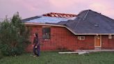 Temple damaged by severe storm