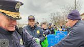 Hundreds in South Linden receive free Thanksgiving dinner from police, nonprofit