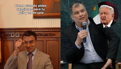 "A llorar a la llorería", dice Noboa a Correa tras fallo de la CIJ en litigio con México