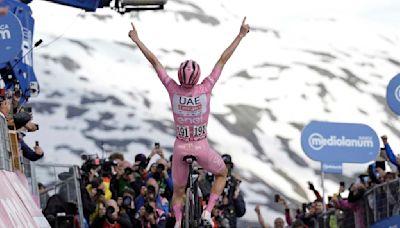 Pogacar leads Giro by nearly 7 minutes after stunning win in Queen stage