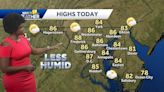 Partly cloudy and still dry for Father's Day in Maryland