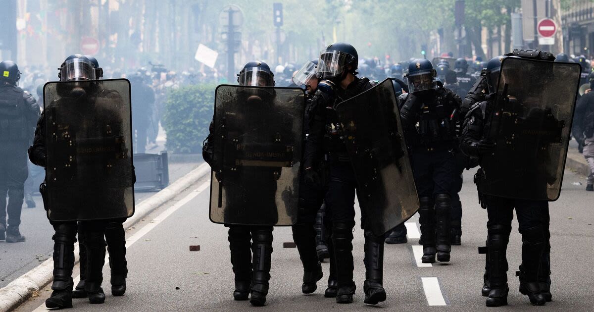 May Day protests turn nasty for Macron as demonstrators clash with police