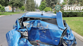 Teen crashes speeding minivan into two cars; three sent to hospital