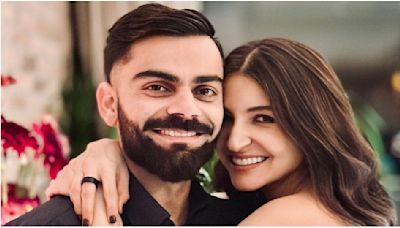 Virat Kohli holds Anushka Sharma close in viral UNSEEN PICS; do not miss bright smile on Akaay and Vamika's parents