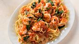 Shelled shrimp add big flavor to this simple tomato sauce