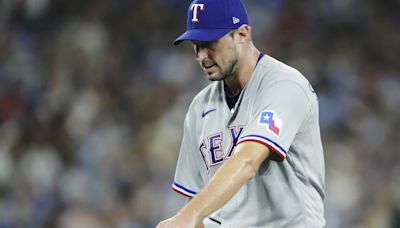 Rangers’ Max Scherzer scratched from 2nd scheduled rehab start because of sore thumb