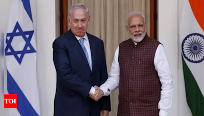 In PM Modi-Bibi talks, push for West Asia de-escalation | India News - Times of India