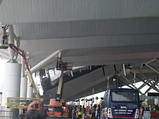 Delhi airport roof collapse leaves one person dead as heavy rains hit India capital