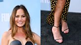 Chrissy Teigen Pops in Barely-There Heels for ‘A Man in Full’ Premiere