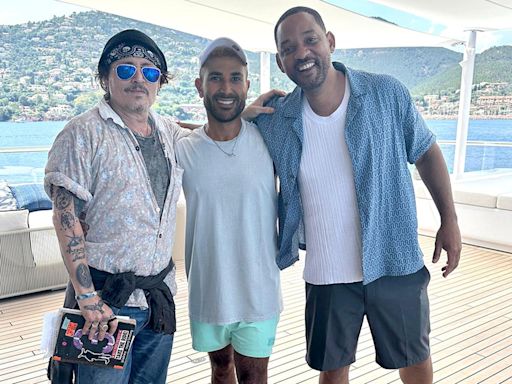 Johnny Depp Hangs With Will Smith in Italy, Second Time Together Overseas