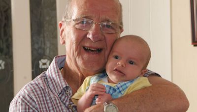Britain’s oldest dad who had baby at 78 gives son, 15, whopping £25k in his will