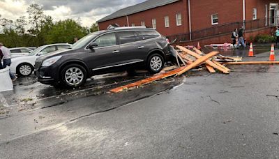 Tornado damages Washington County church; congregants suffer 'minor' injuries