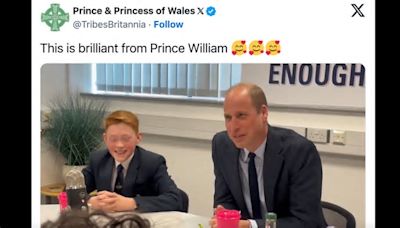 Prince William shares the hysterical ‘knock knock joke’ Princess Charlotte is telling everyone