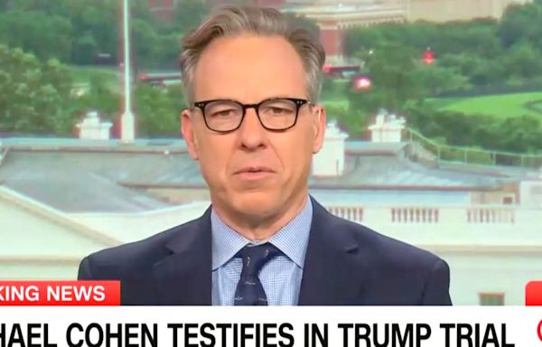 Jake Tapper Immediately Fact-Checks Trump's 'Very Angry' Courthouse Rant