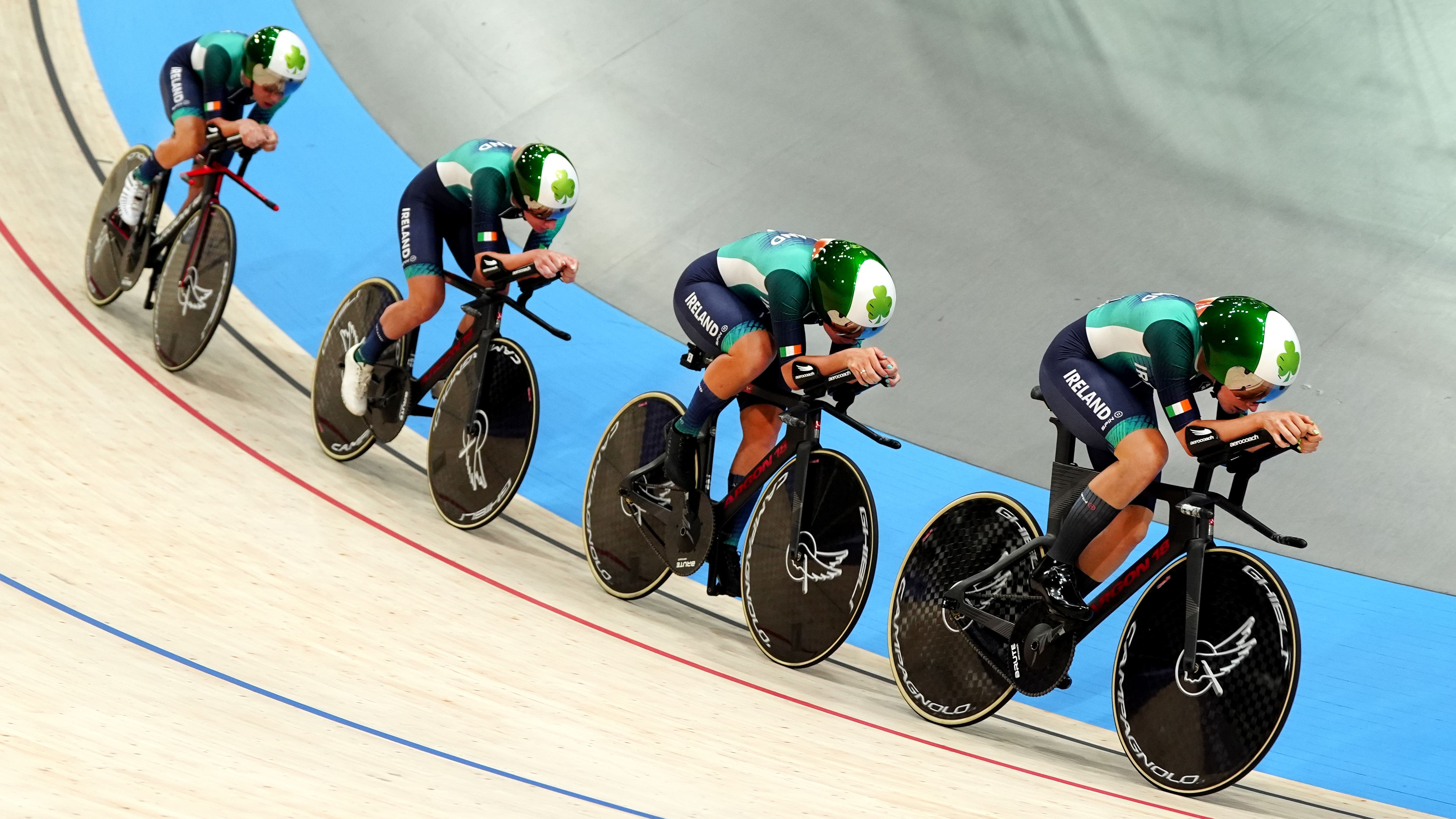 Ireland quartet end seven-year journey to make history in women’s team pursuit