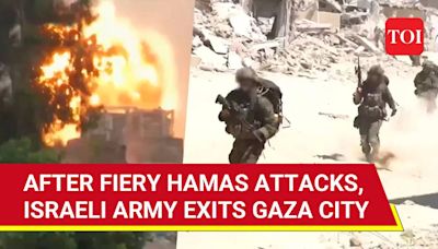 Israel Pulls Back Forces From Gaza City Districts After Fierce Fighting; Bodies Of 60 Palestinians Recovered | International...