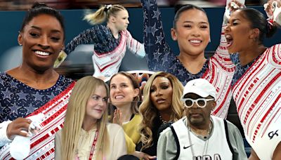 Hollywood Shows Up Strong For Simone Biles & Team USA’s Gold Win In Women’s Gymnastics Team Final