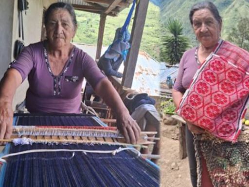 Pensión 65: conoce a Martina Castañeda Guevara, ejemplar tejedora de la región Amazonas