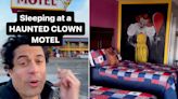 Man Gives Chilling Look at His One Night in 'Haunted' Clown Motel: 'Done With Clown Stuff'