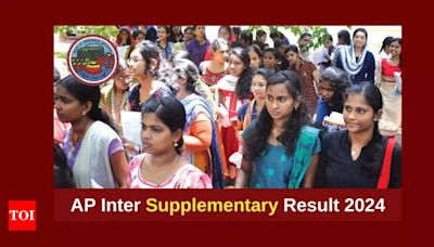 AP Inter Supplementary Result 2024 OUT: 59 per cent candidates pass, check direct link for IPASE 2nd year scorecards - Times of India