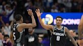 Fox leads Kings past Warriors 126-123 in playoff return