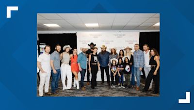 "Lioness" cast members hang out with Chris Stapleton before his concert in Arlington