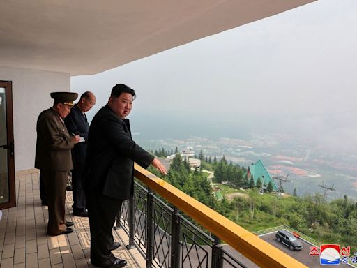 North Korea's Kim Jong Un inspects flooded areas near China border, KCNA says