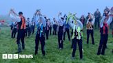 Morris dancers celebrate May Day with performance