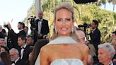 Lady Victoria Harvey goes braless in ethereal blue dress for Cannes