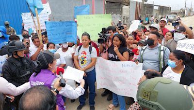 Intervención de la fuerza pública en Fincas Delia, en Durán, devela litigio entre dueños y ocupantes de lote