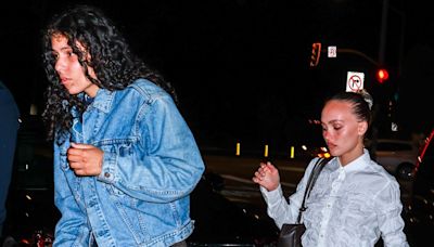 Lily-Rose Depp & Girlfriend 070 Shake Still Going Strong, Spotted on Date Night in Beverly Hills
