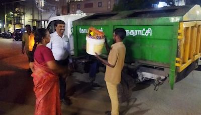 Coimbatore’s Ward 64 introduces nightly waste collection to combat open dumping