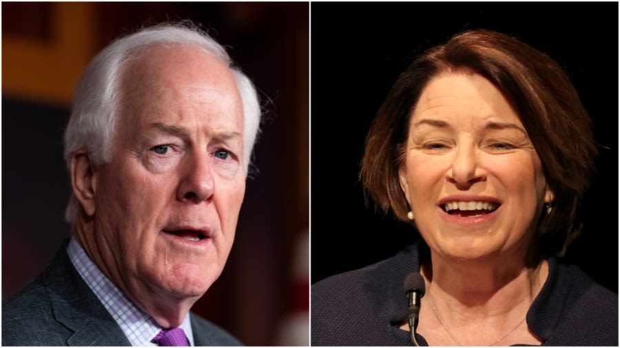 Grammys on the Hill takes aim at AI, honors Cornyn and Klobuchar