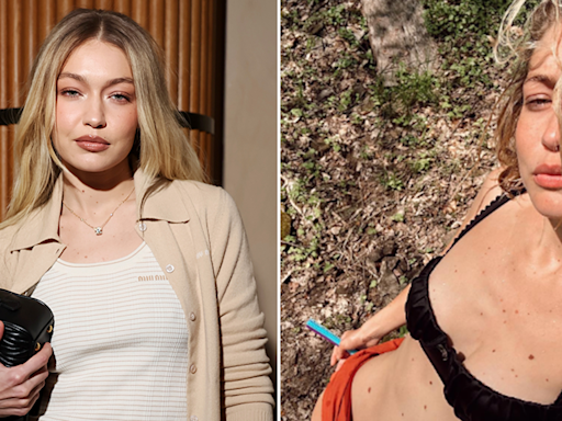 Gigi Hadid shares snaps from secret getaway with Taylor Swift, Travis Kelce and Bradley Cooper