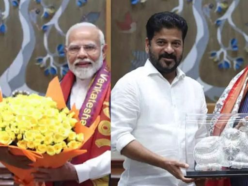 ...CM Chandrababu Naidu and Telangana CM Revanth Reddy's priorities...with PM Modi in Delhi | Hyderabad News - Times of India