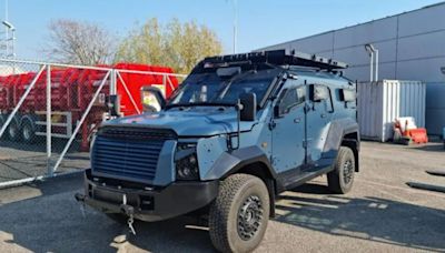 Cops’ £300,000 battle machine unveiled-& bizarre reason why it’s never been used