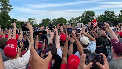 Black, Latino Trump supporters at Bronx rally shut down reporter asking about his 'racist' rhetoric