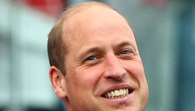 Prince William arrives to cheer on England in Euros clash - while Kate Middleton stays home with three kids