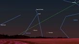 The crescent moon meets up with Mercury tomorrow morning (Feb. 18)