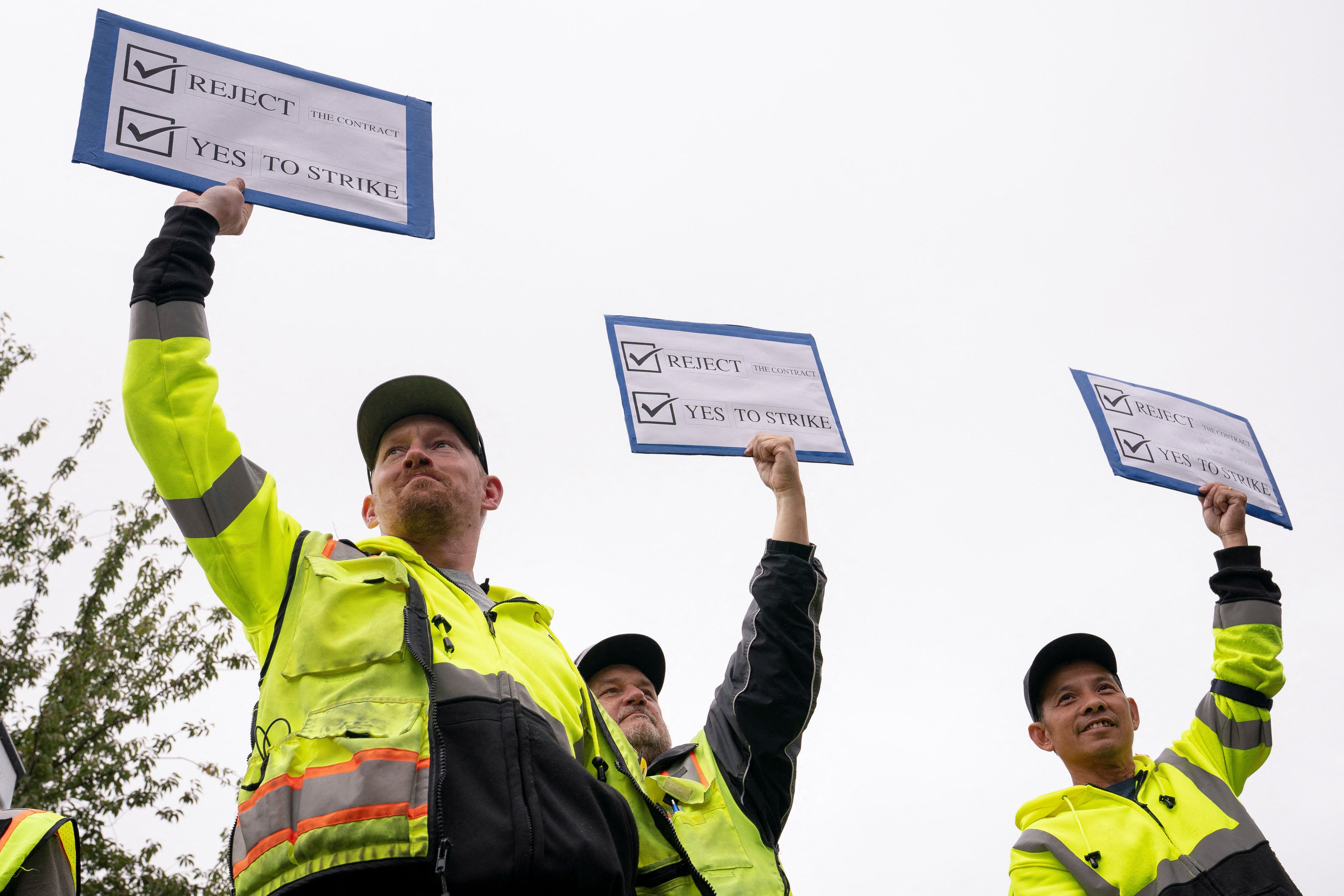 Boeing workers on strike for the 1st time in 16 years after 96% vote to reject contract