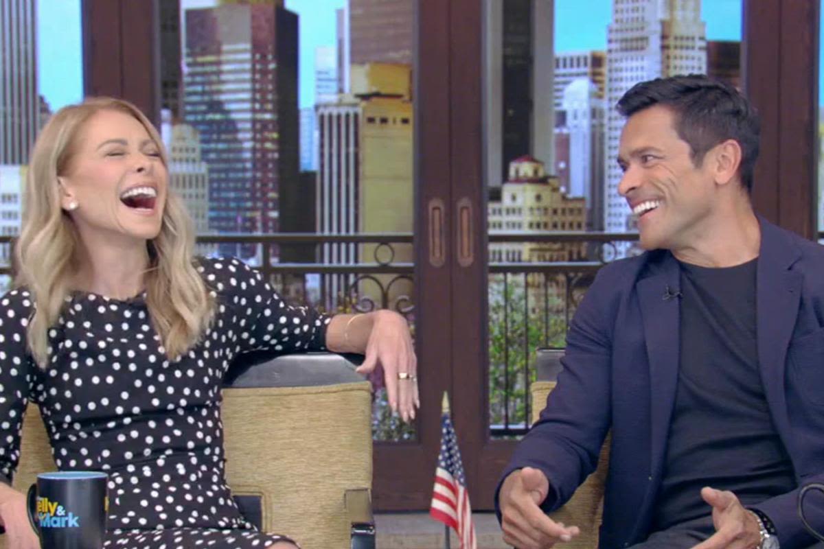 'Live': Kelly Ripa confesses she let Mark Consuelos wear pants that looked "ridiculous" for her own "amusement"