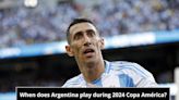 When does Argentina play during 2024 Copa América? Matches dates and times