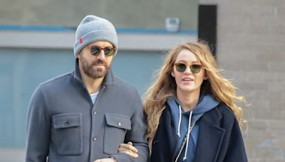 Blake Lively and Ryan Reynolds Walk Arm in Arm in Matching Sneakers