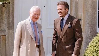 David Beckham and King Charles share jokes as ex-footballer is handed huge role