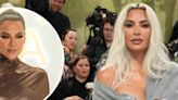 Khloe Kardashian Reacts to Kim Kardashian’s Tight Corset at 2024 Met Gala - E! Online