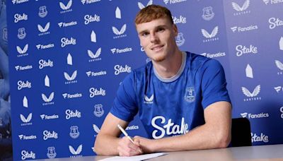 Jake O'Brien: There were other clubs in for me but I only wanted to go to Everton