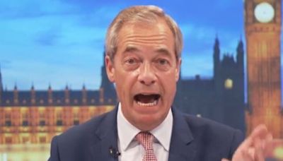 Furious Nigel Farage erupts at Rishi Sunak over China after MoD cyber attack