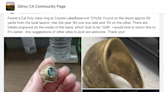 Woman found a Cal Poly class ring at a California lake. Who does it belong to?