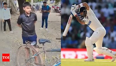 58 km in 7 hours! 15-year-old boy cycles from Unnao to Kanpur to watch Virat Kohli bat | Cricket News - Times of India