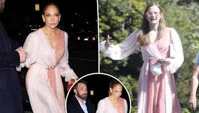 Violet Affleck sports same Dolce & Gabbana dress stepmom Jennifer Lopez once wore on Valentine’s Day date with Ben